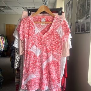 Pink Short Sleeve Relaxed Tee